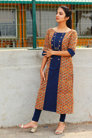 Bodhi Kalamkari Print Kurta
