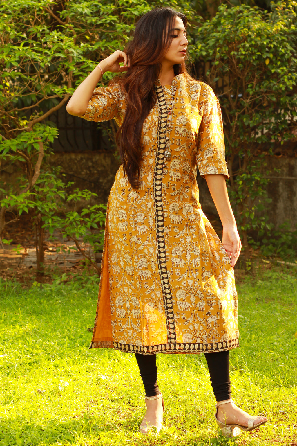 Chanderi Silk Kurta