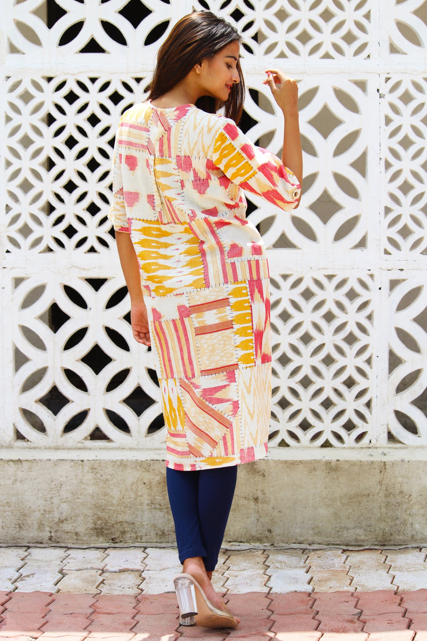 Geometric Digital Print Kurta