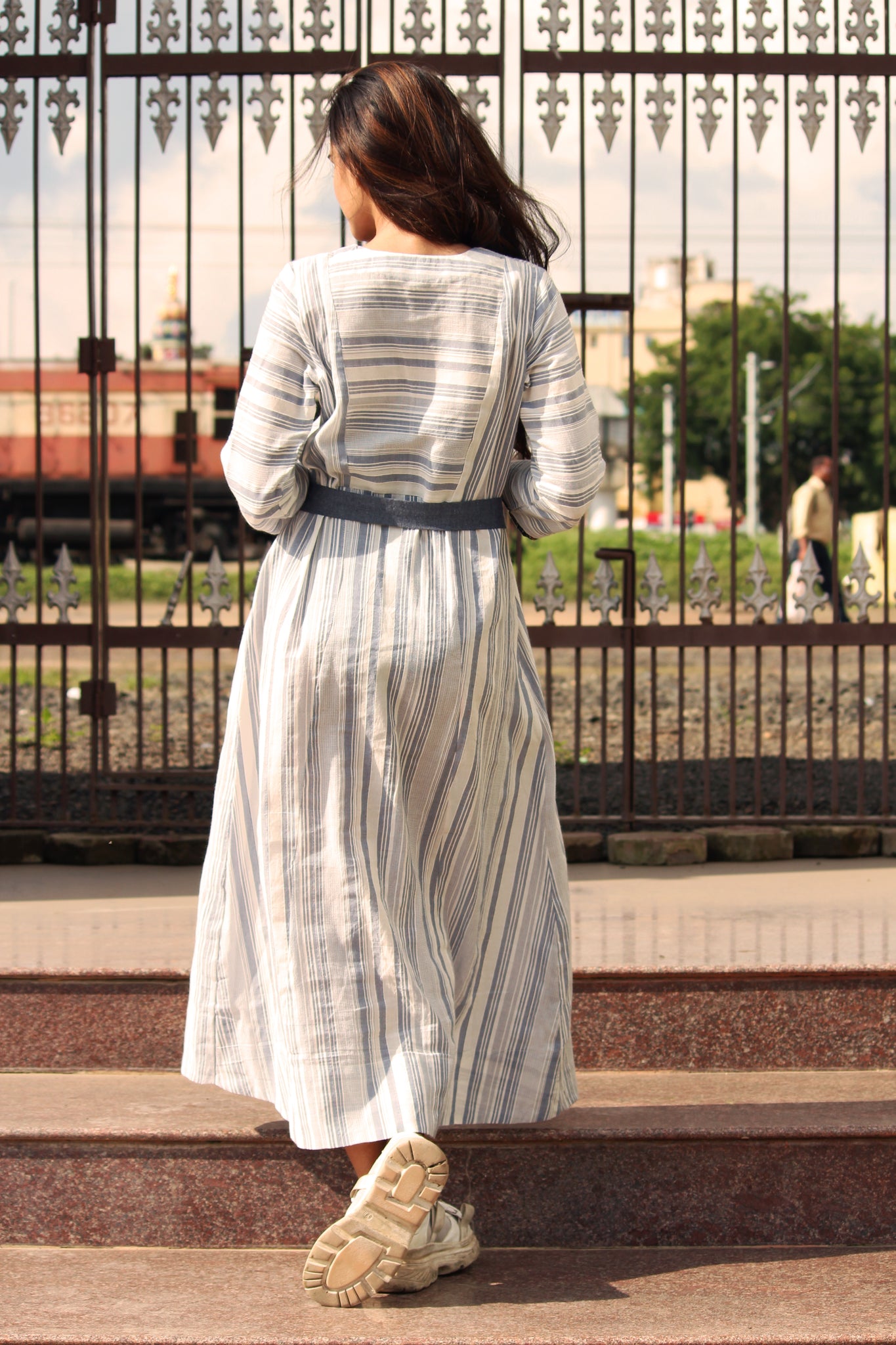 Yarn Dyed Stripe Dress