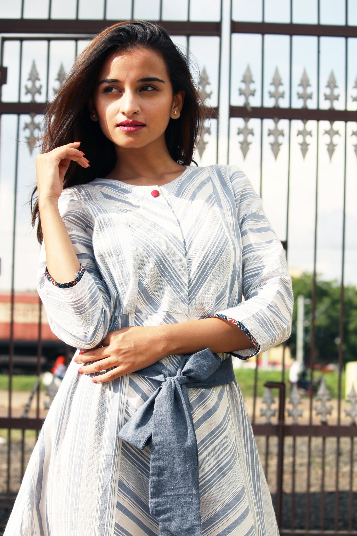 Yarn Dyed Stripe Dress