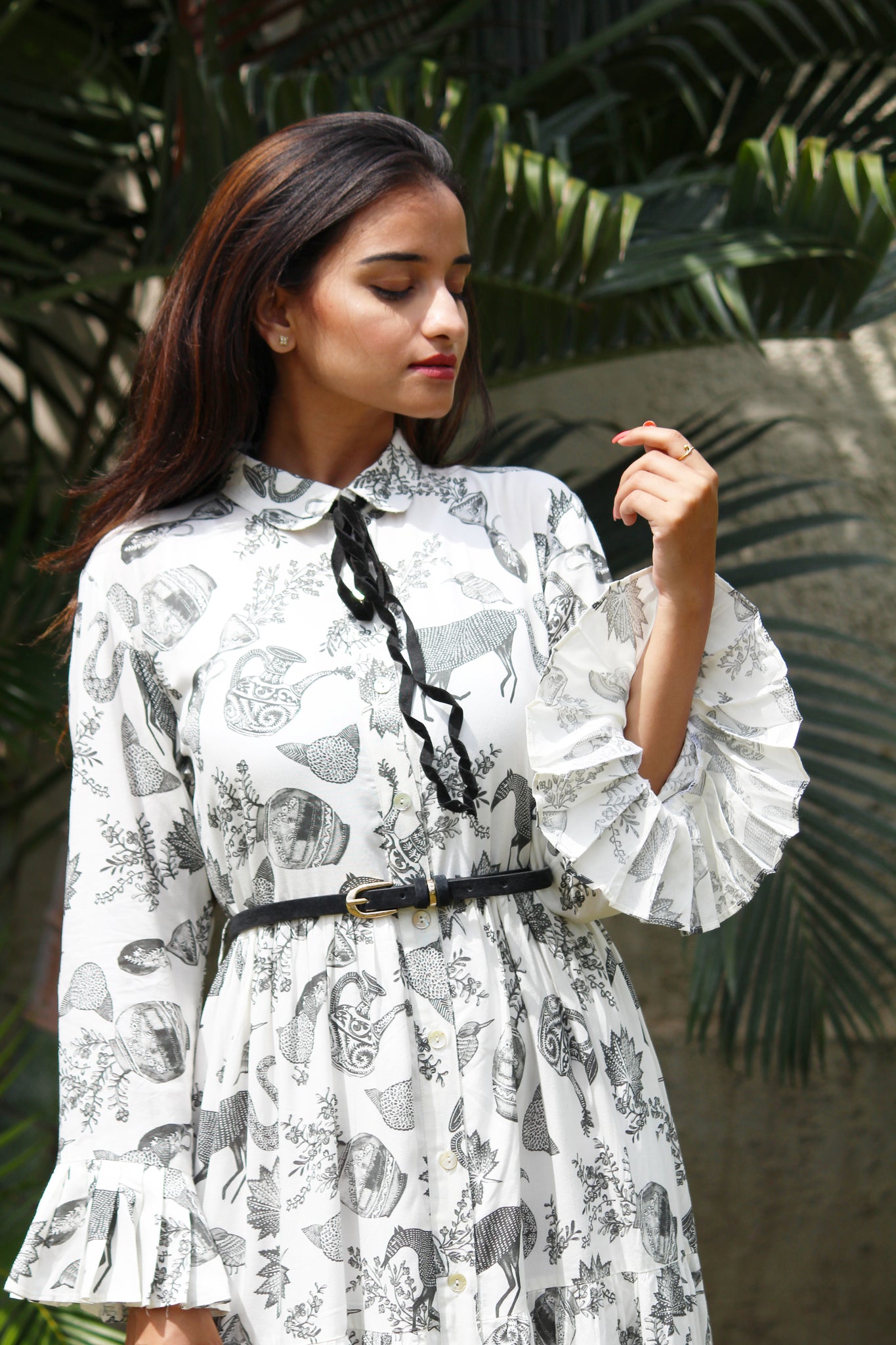 Valentino Print Maxi Dress