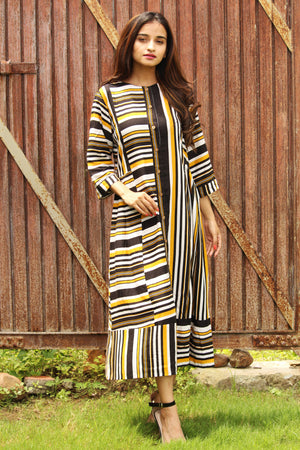 Modern Stripe Dress