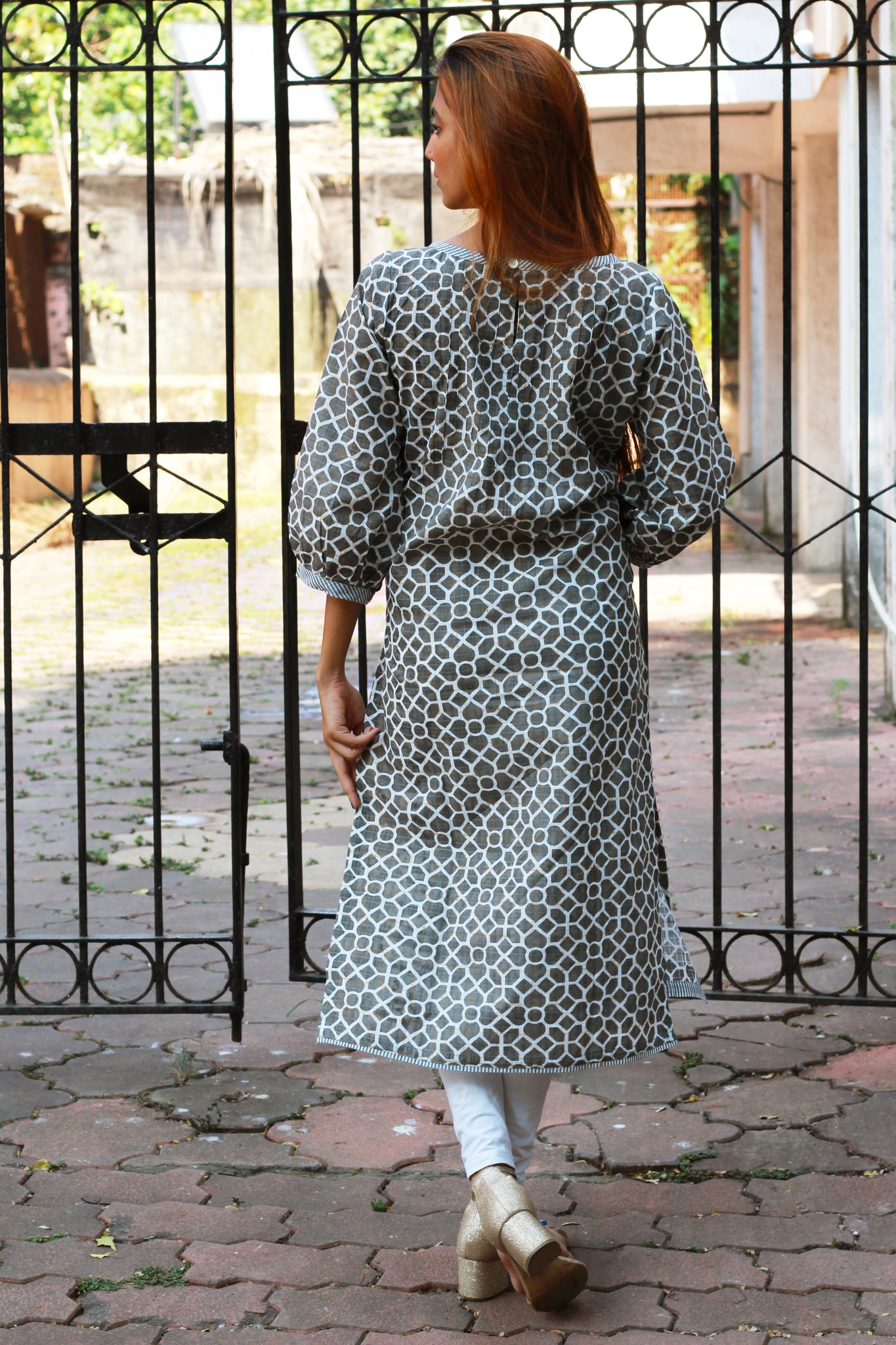 Moroccan Print Kurta