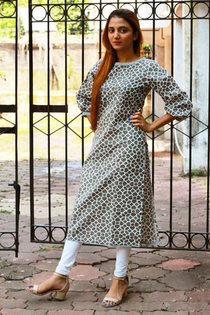Moroccan Print Kurta