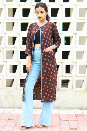 Vegetable Dye Star Print Jacket