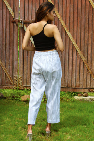 Yarn Dyed Straight Pants