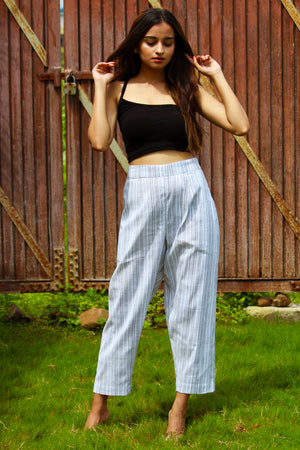 Yarn Dyed Straight Pants